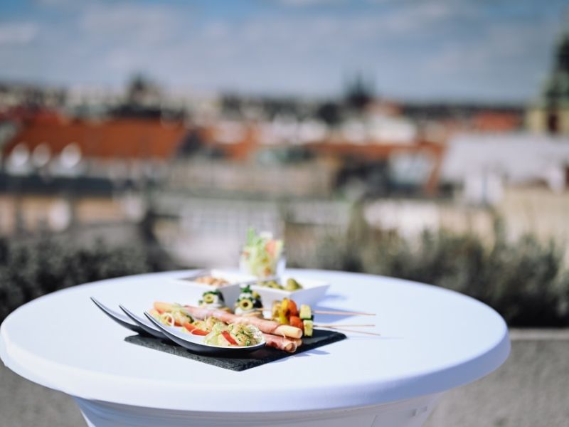 výhled z terasy autoklub čr catering